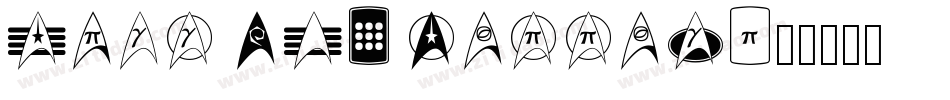 Trek DS9 Hollow字体转换